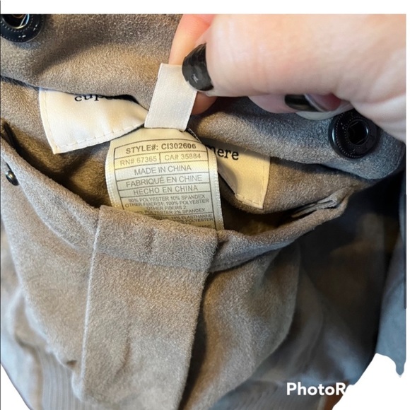 Cupcakes & Cashmere Reversible Bomber Aviator Jacket Size Small - Picture 10 of 16